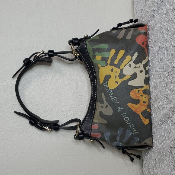 Dooney & Bourke Bags Dooney Bourke Handprint Rainbow Small Hobo